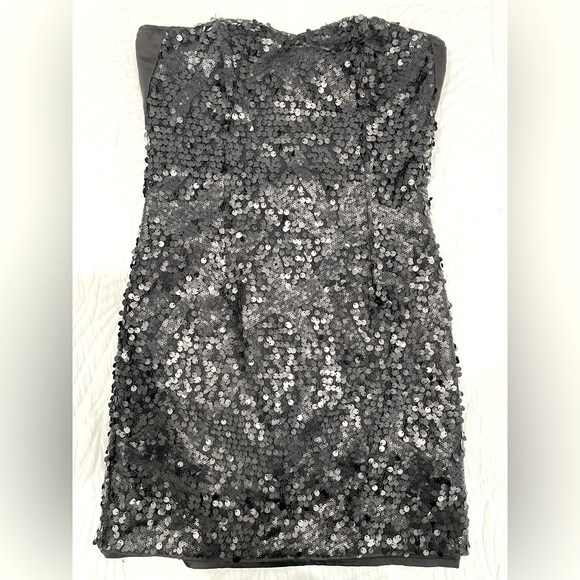 H&M black mini dress size 6/ UE 36 - Picture 1 of 3